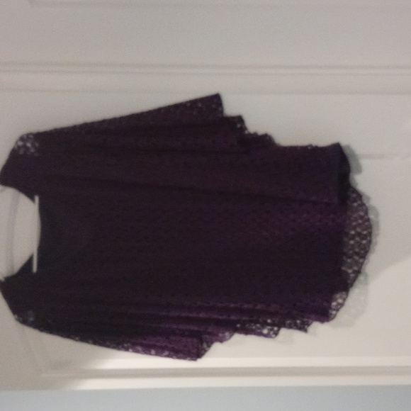 XXL Purple beautiful Batwing top - Picture 4 of 10